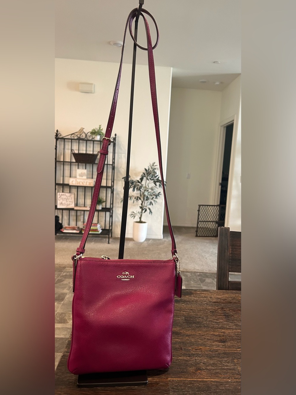Coach Crossbody Bag in Raspberry